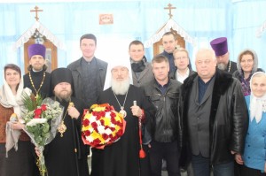 Совместное служение митрополита Тобольского Димитрия и епископа Ишимского Тихона в верхнем приделе Благовещенского собора, г. Тюмень, 25 апреля 2014 г.